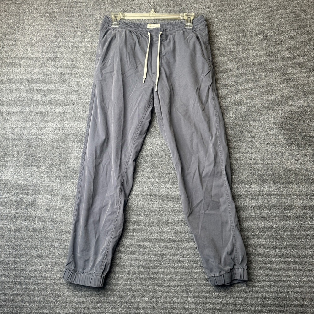 Marine‎ Layer Saturday Jogger Mens Small Blue Casual Stretch Cotton Blend 17288